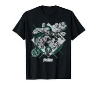 Marvel Avengers Doomsday Doom Vs New Hero Teams Geometric T-Shirt