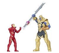 Marvel Avengers E0559 Figurine Avengers Infinity War Thanos Vs Iron Man Battle Set
