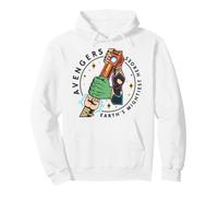 Marvel Avengers Earth's Mightiest Heros Forms Team Logo Sweat à Capuche