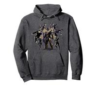 Marvel Avengers Endgame Attack on Thanos Sweat à Capuche, Unisexe pour Adultes, Chiné Foncé, L