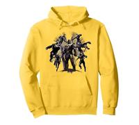 Marvel Avengers Endgame Attack on Thanos Sweat à Capuche, Unisexe pour Adultes, Citron, S