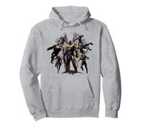 Marvel Avengers Endgame Attack on Thanos Sweat à Capuche, Unisexe pour Adultes, Gris Chiné, S