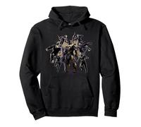 Marvel Avengers Endgame Attack on Thanos Sweat à Capuche, Unisexe pour Adultes, Noir, S