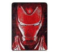 Marvel Avengers Endgame Couverture en Micro-Raschel Motif Iron Man's Threat Multicolore 116,8 x 152,4 cm