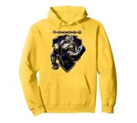 Marvel Avengers Endgame Thanos Shield Sweat à Capuche, Unisexe pour Adultes, Citron, S