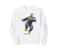 Marvel Avengers Endgame The Hulk Blurred Water Color Painted Sweatshirt
