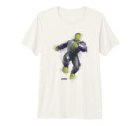 Marvel Avengers Endgame The Hulk Blurred Water Color Painted T-Shirt Haut de Gamme