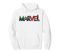 Marvel Avengers Ensemble Symbols Forming Classic Marval Logo Sweat à Capuche