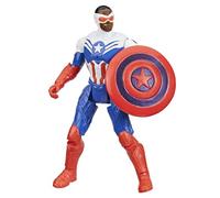 Marvel Avengers Epic World of Action, VenomVersus Figurine Anti-Venom Captain America, Jouet pour Enfants, Rouge, Bleu et Blanc, Dès 4 Ans