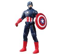 Marvel Avengers, Figurine Captain America de 24 cm, inspirée des Bandes dessinées, inclut Bouclier, pour Enfants, à partir de 4 Ans