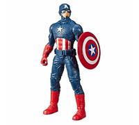 Marvel Avengers, Figurine Captain America de 24 cm, inspirée des Bandes dessinées, pour Enfants, à partir de 4 Ans