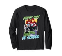 Marvel Avengers First Day of School Back to School Kids' Manche Longue