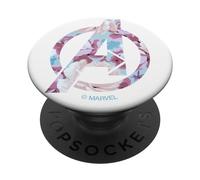 Marvel Avengers Floral Logo with Super Heroes PopSockets PopGrip Interchangeable