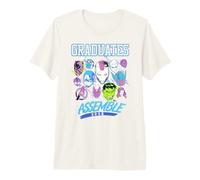 Marvel Avengers Graduation Graduates Assemble 2026 Heros T-Shirt Haut de Gamme