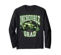 Marvel Avengers Graduation Incredible Grad Incredible Hulk Manche Longue