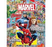 Marvel - Avengers, Guardians of the Galaxy, and Spider-man Look and Find Activity Book - Characters from Avengers Endgame Included - PI Kids
