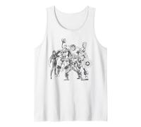 Marvel Avengers Hulk Iron Man Thor Cap & Black Widow Group Débardeur