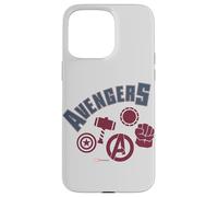 Marvel Avengers Icons Iron Man Captain America Hulk et Thor Coque pour iPhone 15 Pro Max
