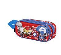 Marvel Avengers Impact-Trousse 3D Double, Rouge