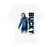 Marvel Avengers Infinity War Bucky Tech T-Shirt Graphique T-Shirt, Femme Grandes Tailles, Blanc, 5X