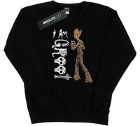 Marvel - "Avengers Infinity War I Am Teenage Groot" Sweatshirt für Damen BI7025 (M) (Schwarz)