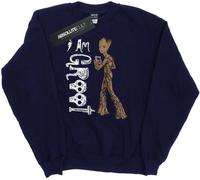 Marvel - "Avengers Infinity War I Am Teenage Groot" Sweatshirt für Damen BI7025 (S) (Marineblau)