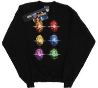 Marvel - "Avengers Infinity War Infinity Stones" Sweatshirt für Damen BI7554 (M) (Schwarz)