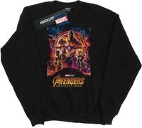 Marvel - "Avengers Infinity War" Sweat-shirt pour femme BI29863 (XL) (Noir)