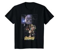 Marvel Avengers Infinity War Thanos Space T-Shirt, Enfant, Noir, 8 Ans
