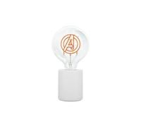 Paladone Lampe néon LED décorative Marvel Avengers - Ampoule en verre E27, cadeau de collection sous licence officielle Superhero, lumière amusante pour chambres et maisons
