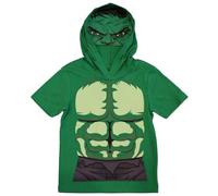 Marvel Avengers Little Boys' Hooded Tee with Mask