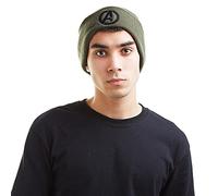 Marvel Avengers Logo Bonnet, Vert (Olive Old), Taille Unique Homme
