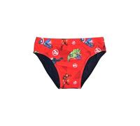 Marvel Avengers Maillots de Bain pour Garçon, Motifs Hulk, Iron Man et Captain America, Tailles 4 à 10 Ans (FR/ES, Âge, 10 Ans, Taille Normale, Rouge)