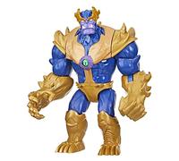 Marvel Avengers Mech Strike Monster Hunters, Figurine Deluxe Thanos Coup de Poing du Monstre de 22,5 cm, dès 4 Ans