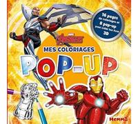 Marvel Avengers - Mes coloriages Pop-Up - Livre de coloriage 3D - Dès 4 ans
