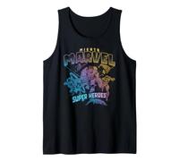 Marvel Avengers Mighty Marvel Super Heros Team Up Vintage Débardeur