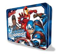 Mon Coffret Surprise Marvel Avengers - Avec 64 Pages De Jeux Et Coloriages, Des Autocollants, Un Masque, Des Pochoirs, Des Tatouages, 1 Poster, 3 Figurines Et 6 Crayons De Couleur