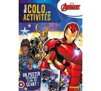 Marvel Avengers - Mon colo et activités + poster - Livre de jeux et coloriage avec un poster - Dès 5 ans