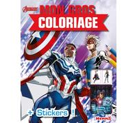 Marvel Avengers - Mon gros coloriage + stickers ! - Livre de coloriage avec stickers - Dès 4 ans