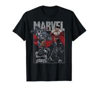 Marvel Avengers Nick Fury War Machine Falcon Black Panther T-Shirt