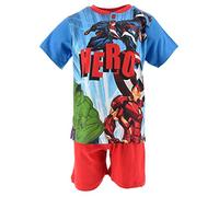 Marvel Avengers, Pyjama Court Garçon (Bleu,4 Ans)