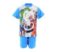 Marvel Avengers, Pyjama Court, Garçon (Bleu,8 Ans)