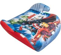 Marvel Avengers Réhausseur voiture enfant i-Size ECE R129. Siège pour la sécurité des enfants d'une hauteur de 125 à 150 cm. Réhausseur avec graphisme du Avengers, siège pour enfant sur fond gris.