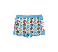 Marvel Avengers Short de Bain Garçon, Maillot de Bain Spider-Man Hulk Iron Man Captain America Design, Boxer de Bain pour Garçon, Taille 10 Ans, Bleu
