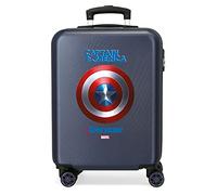 Marvel Avengers Sky Avengers Valise Trolley Cabine Bleu 37x55x20 cms Rigide ABS Serrure à combinaison 34L 2,6Kgs 4 roues doubles Bagage à main