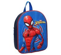 MARVEL AVENGERS SPIDER-MAN 3D Sac à dos Funhouse Spider-Man - Sac à dos enfant | École | Maternelle - Couleur Bleu Foncé - dimensions 29x22x9cm - Marine Bleu