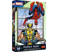 Trefl Puzzle Marvel Spider-Man & Wolverine – 1000 pièces – Noël – À partir de 14 ans