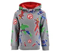 Marvel Avengers, Sweat Shirt Garçon (FR/ES, Âge, 10 Ans, Taille Normale, Gris)