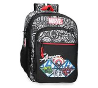 Marvel Avengers The Avengers Heroes Sac à dos de marche noir 25x32x12 cms Polyester 9,6L