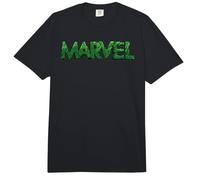 Marvel Avengers The Incredible Hulk Stylized Marvel Logo Comfort Colors Adult Heavyweight T-Shirt